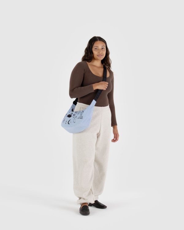 Medium Nylon Crescent Bag - Image 2