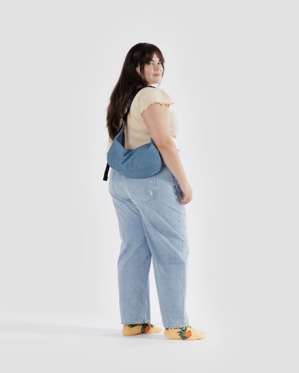 Medium Nylon Crescent Bag - Image 2