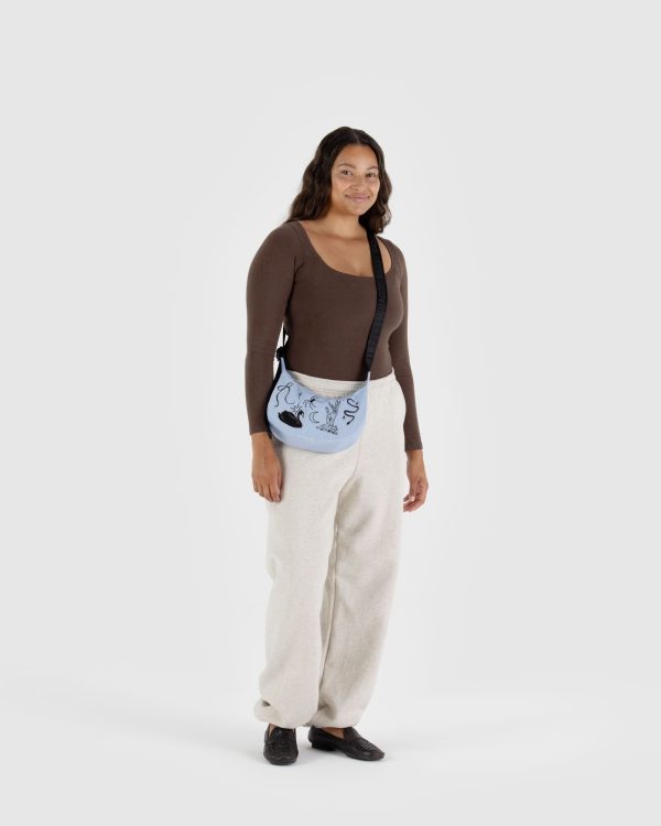 Small Nylon Crescent Bag - Image 2
