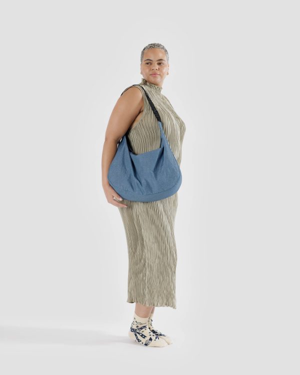 Large Nylon Crescent Bag - Image 2